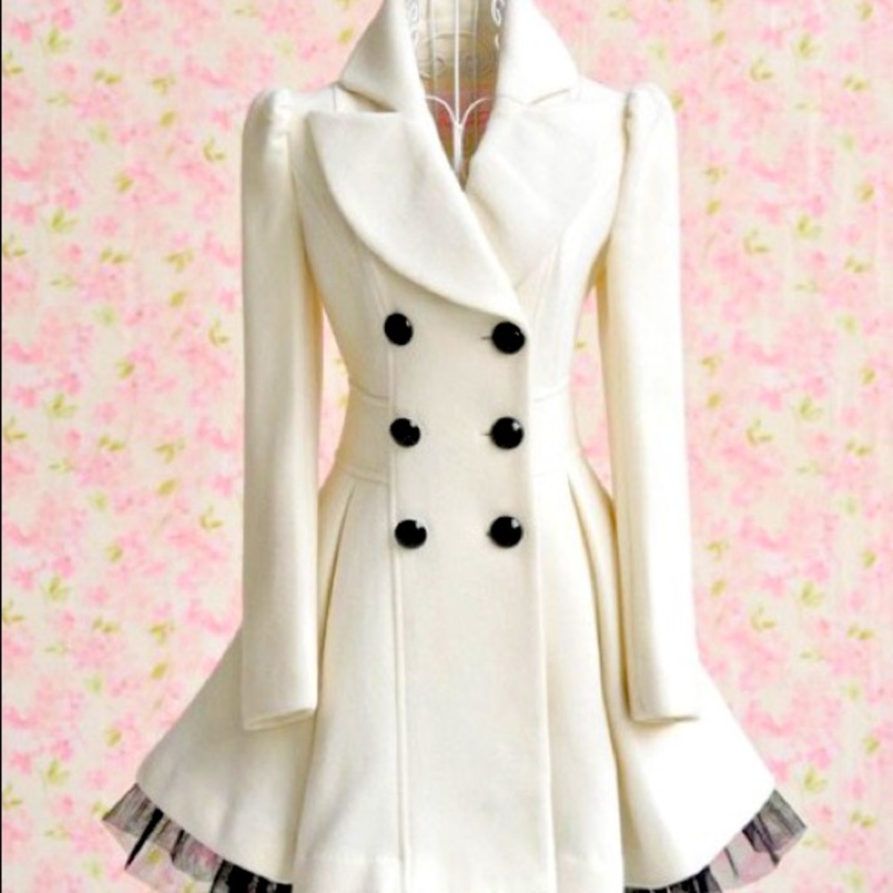 Lovely white coat